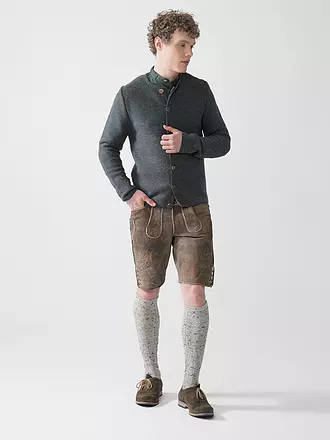 GOTTSEIDANK | Gilet traditionnel en tricot ALOISIUS | grau